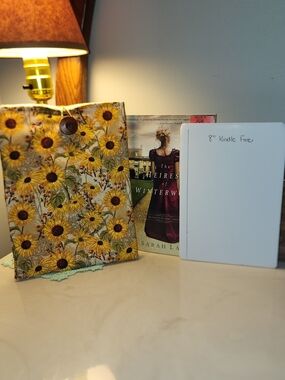 Sunflower Print Fabric Tablet Sleeve
